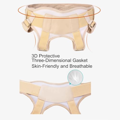 Faja hernia inguinal ajustable y transpirable tamaño pequeño miniatura 5