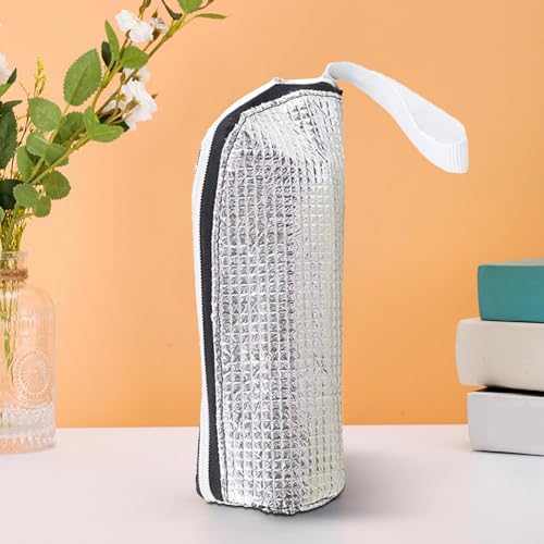 Funda Aislada para Botella de Agua | Funda Aislante Térmica De Aluminio para Botella,Fundas para Recipientes de Bebidas para Deporte Cocina Playa Senderismo Viajes Aire Libre Camping Hogar - imagen 3