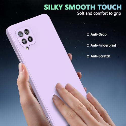 Image of for Samsung Galaxy A42 Case Purple, Scratch Resistant with Soft Touch, Slim Thin Phone Cover for Samsung Galaxy A42