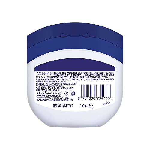 Vaseline Original Skin Protecting Jelly, with Multivitamins & Enhanced Fragrance, 85g - Image 6