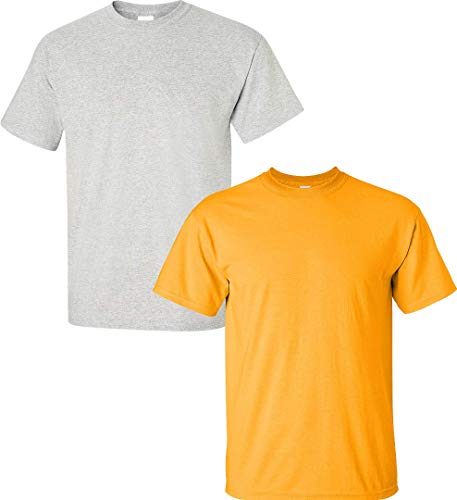T-shirt en coton Gildan G2000 lot de 2 pour homme taille M évitant la transpiration