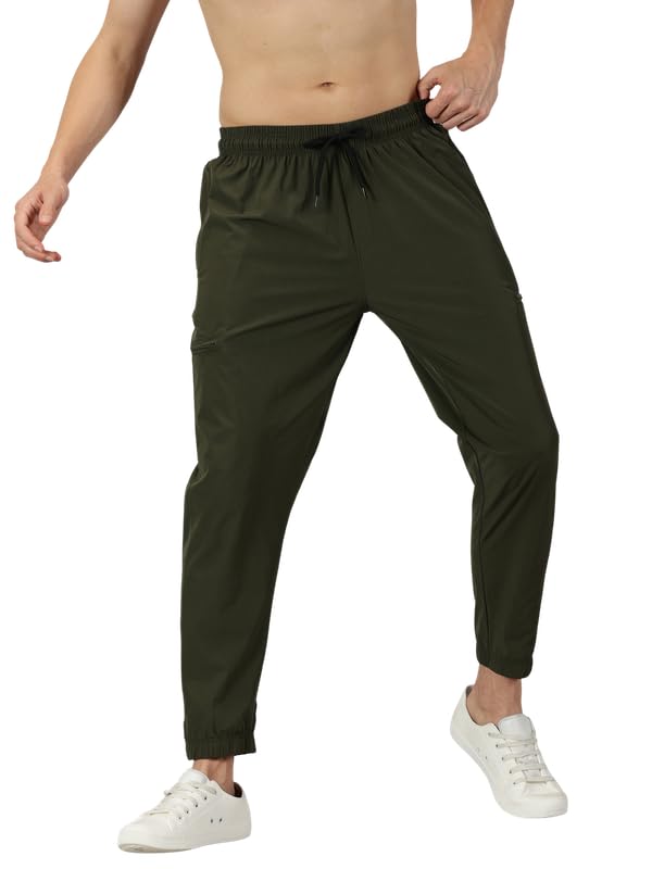 Image of BLUE TYGA Travel Joggers Pro for Men | Ultrastretch, Wrinkle Free & Sweat Wicking Travel Joggers | Quick Dry & Odour Control Joggers for Travelling
