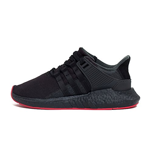 Fabric Adidas EQT Support 93/17 CQ2394, Unisex Sneakers, Black, 40 2/3 EU