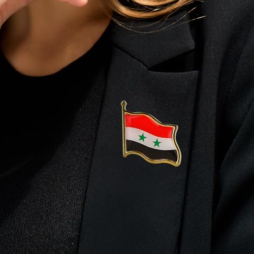 Image of Country Flag Brooch Metal Alloy Souvenir Pin Shirt Hat Backpack Jewelry Accessories Decoration Party Christmas Gift Badge International Travel Pin