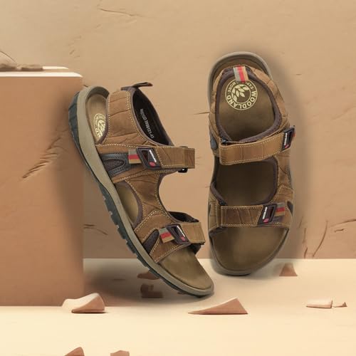 Image of Woodland Men's Leather Sandal
