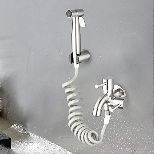 Preisvergleich Produktbild Hiwenr Wasserhahn Für Außen 304 Edelstahl Wandhalterung Bad Ecke Waschmaschine Wasserhahn Bad Mopp Pool Wasserhähne