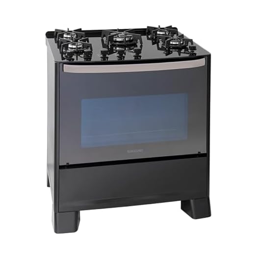 SUGGAR FOGÃO MASTER GRILL PRETO MESA DE VIDRO 5 BOCAS TRIPLA CHAMA GRILL 220V TREMPE FERRO FUNDIDO ACENDIMENTO SUPERAUTOMÁTICO FGVMTG512PT