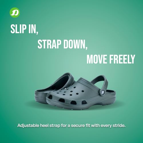 Image of DOCTOR EXTRA SOFT Men's Classic Casual Clogs /Sandals with Adjustable Back Strap for Adult | Comfortable & Light Weight | Stylish & Anti-Skid | Waterproof & Daily Mules for Gents & Boys D-501