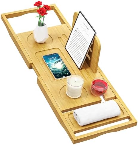Banlilu Bathtub Tray - Bath Tray Expandable - Bath Tub Tray Table...