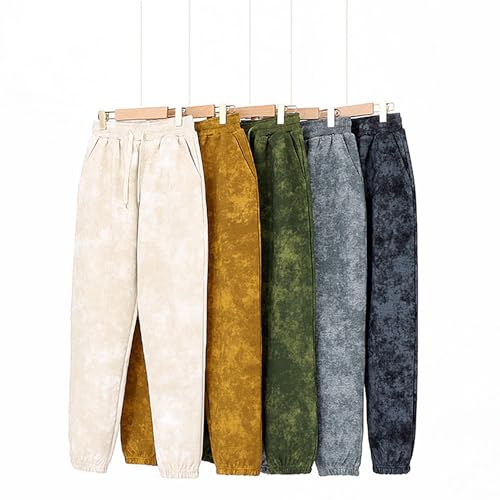 Boys Girls Tie-Dyed Sweatpants Multicolour Midweight Athletic Joggers Pants Elastic Waist Causal Pull-On Pants2