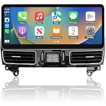 2026 Upgraded 12.3" Ultra-Narrow Touchscreen Wireless CarPlay Android Auto Receiver Compatible with Mercedes-Benz ML GL W166 X166 20122015, for NTG 4.5/4.7 System