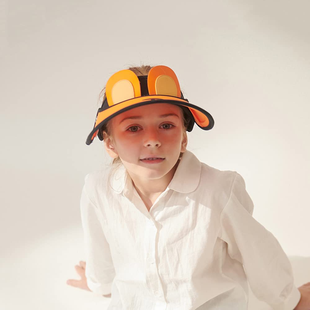 XIAOLIN Cappellino da Sole Unisex per Bambini a Tesa Larga Cappellino Vuoto Cappellino Sole Carino Gioco all'aperto Spiaggia Escursionismo Visiera Viaggio Cappelli(Color:E)