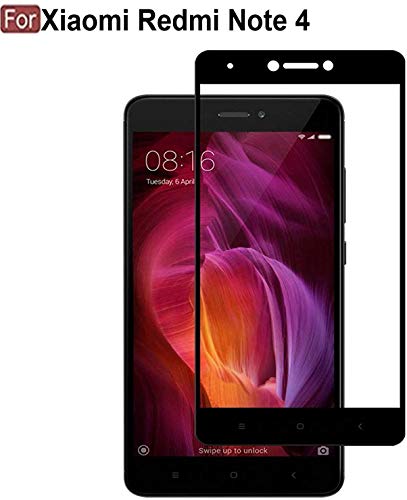 Image of HD Tempered Glass Screen Protector Compatible For Redmi Note 4 With Edge To Edge Coverage And Easy Installation Kit