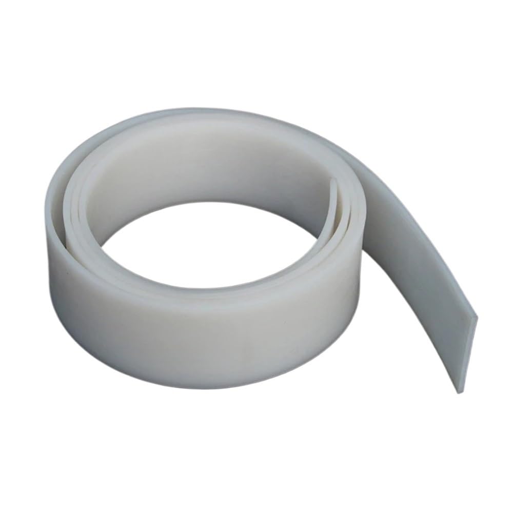 Tira de sellado de caucho de silicona cuadrada | Tiras de sellado impermeables sólidas blancas de varios tamaños(8MM*60MM)