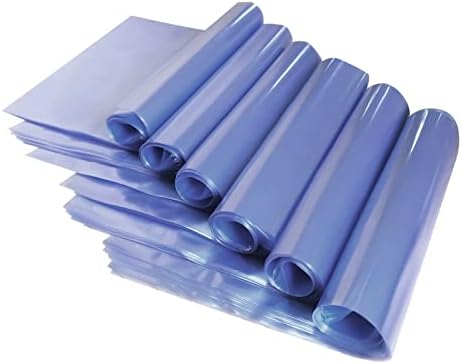 200pcs 6x11'' Shrink Bags, Shrink Wrap Bags Heat Seal PVC Film 100 Ga for Soaps, Bath Bombs, Bottles, Crafts, Shoes & DIY（Best Shrink Rate)