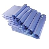 200pcs 6x11'' Shrink Bags, Shrink Wrap Bags Heat Seal PVC Film 100 Ga for Soaps, Bath Bombs, Bottles