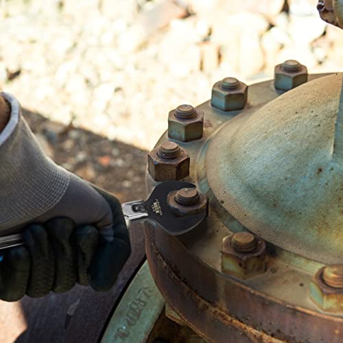 Arucmin 14-Piece Jumbo Crowfoot Wrench Set,1/2" Drive Sae Crowfoot Wrenches 1-1/16" To 2" Chrome Vanadium Steel Crows Foot Wrench Set #TOP5