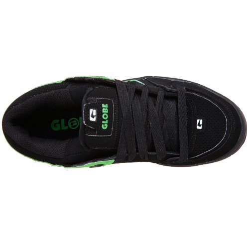 Image of Globe Mens Fusion Skate Shoes, Black /Green, 14 M US
