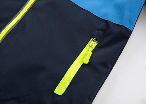 LOKTARC Boys Girls Rain Jackets Kids Lightweight Waterproof Hooded Raincoats Windbreaker4