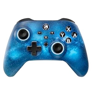 ECHTPower Switch Pro Controller for Switch/PC/iOS/Android,1000mAh Wireless Switch Controller with 9 Color RGB Light, Gaming Controllers with Macro Buttons, 6 Axis Gyro, Dual Vibration, Turbo