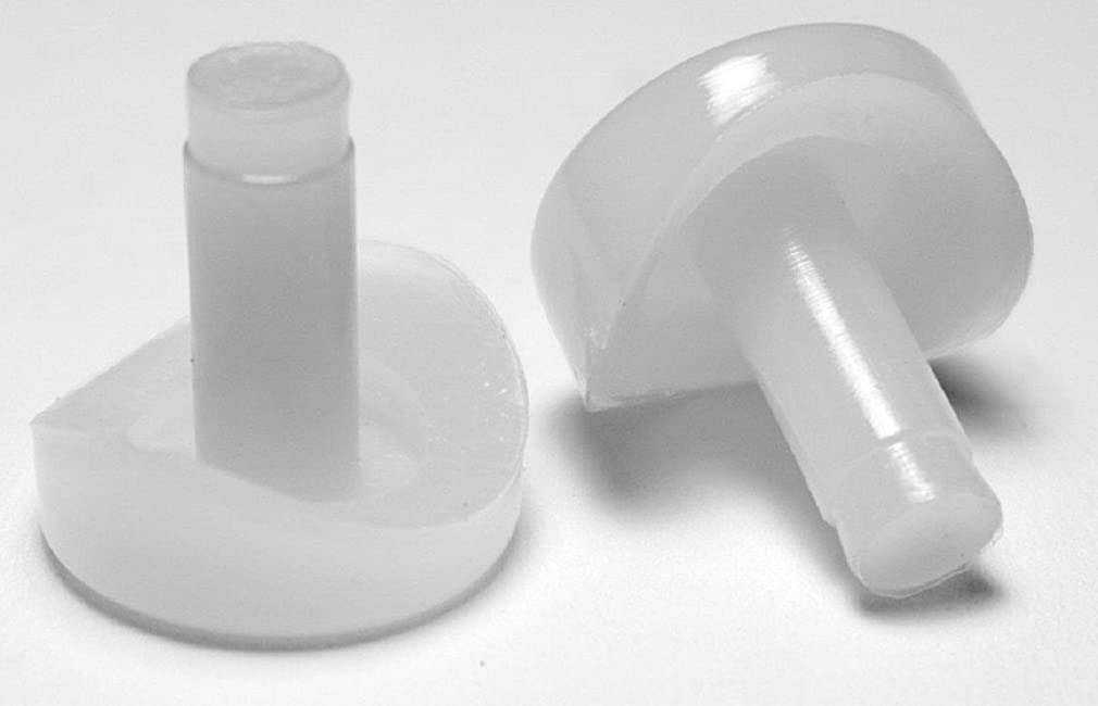 16 Coved Nylon Stem 3/4'' Bumper Glides for Tubular Chair Bases