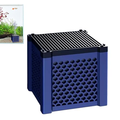 Cubitos para filtro de acuario – Tratamiento de agua activada con carbón, estructura de abeja de detergentes de agua altamente | acuarios, estanques, lavabo, piscina para peces, fuerte medio de