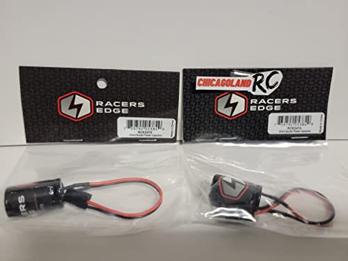 2 Pack Racers Edge Glitch Buster Power Capacitor SAVOX Hitec SERVO RC car Truck Includes CHICAGOLAND...