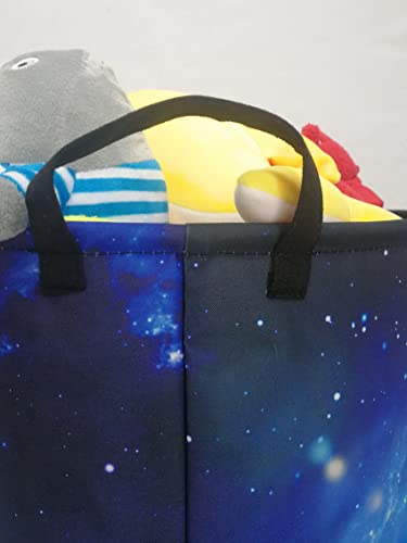 Image of MAIZMZ Kids Hamper Baby Storage Bins Organizer Gift Toy Box Waterproof Laundry Basket Large Canvas Collapsible Chest for Home Boys Room Decor
