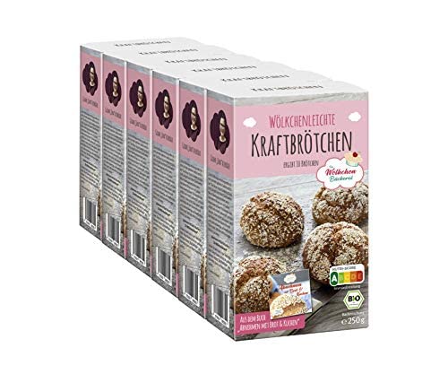 6x "Kraftbrötchen" Bio-Backmischung - Die Wölkchenbäckerei - Nutriscore A Cover