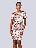 Farbbrillanter Druck Alba Moda Damen Kleid Multicolor 44 Baumwolle
