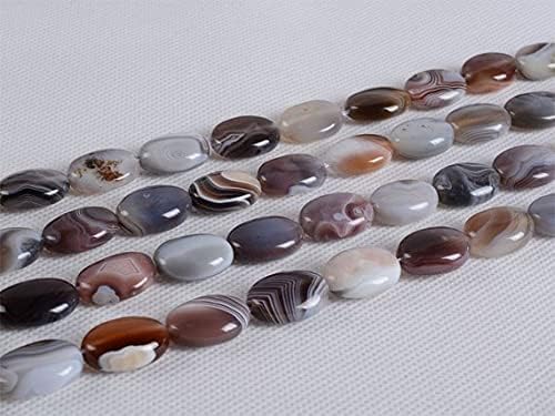 Perles agate du Botswana 18mm pour bijoux bohèmes faits main