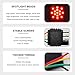 KVAEY 15 LED Brake Light Trailer Hitch Cover, Super Bright Brake Driving Lamp for 2