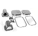 ZMAUTOPARTS Hummer H2 Suv Sut Side Door Mirror Covers Trim Moulding Chrome 8Pcs Set