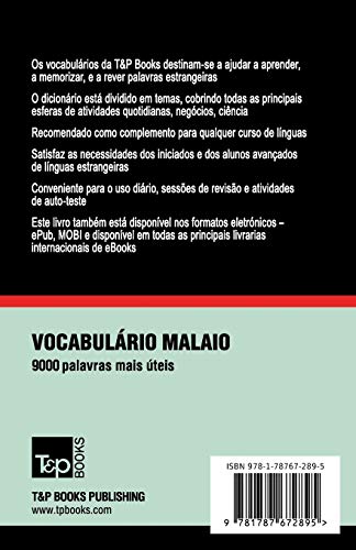 Vocabulário Português Brasileiro-Malaio - 9000 palavras: 135