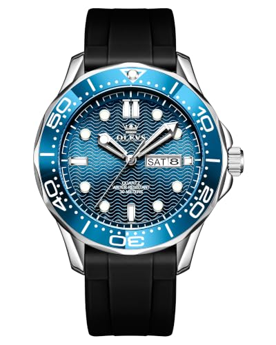 Image of OLEVS Watches for Men Luxury Dress Wirst Watch Gift | Large Dial,tainless Steel,Waterproof,Luminous,Watch Gift
