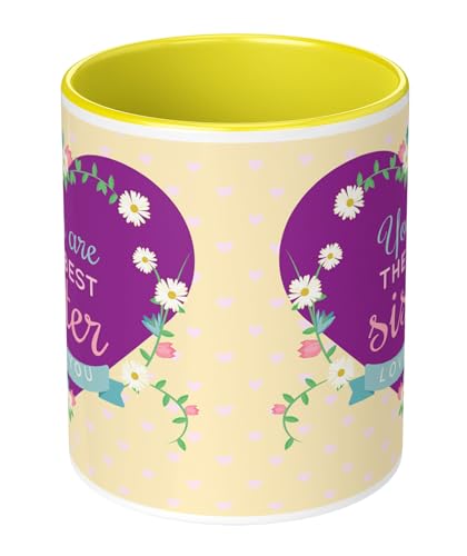 Image of Raksha Bandhan Gifts Printed Mug with Keychain Best Rakhi Combo Gift for Brother & Sister Rakshabandhan Return Gifts for Sister White 350ml Tea /Coffee Mug(Pack of 5)(RMKRCG104)