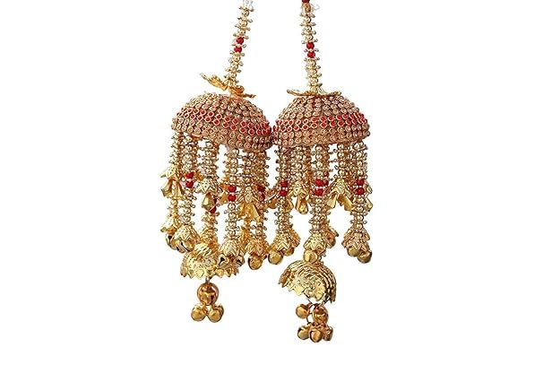 Geetanjali Handmade Traditional kaleere for Women (Red & Gold) Set of 2 (B0CZHZYZV7) Amazon Price History, Amazon Price Tracker