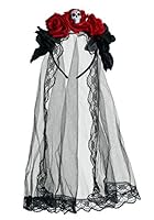 Algopix Similar Product 5 - Day of the Dead Womens Veil Standard