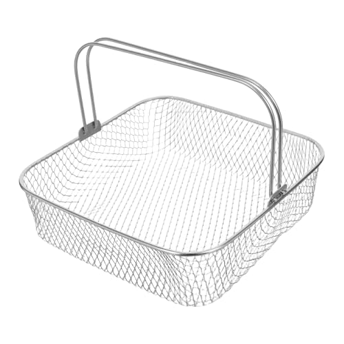 Recopilación de Aros de Cebolla de esta semana. 45 OSALADI Cesta de Malla para Freidora de Aire Cuadrada 20X20X6 CM de Acero Inoxidable Cesta para Freír y Cocinar Patatas Fritas Pollo y Aros de Cebolla Accesorio Multiusos para...