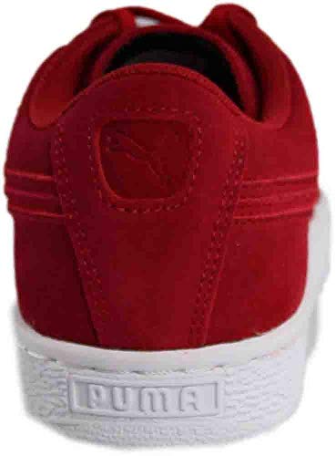 Puma Unisex-Child Suede Classic Badge Sneaker, Barbados Cherry-Barbados Cherry, 4 M US Big Kid3