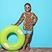 Aflyko Animal Print Kids Rash Guard Shirts Snake Skin Pattern Brown Boys Girls Rashguard UPF 50+ UV Sun Protection Swim Shirt Camping Hiking Swimming Fishing Travelling 9-10T
