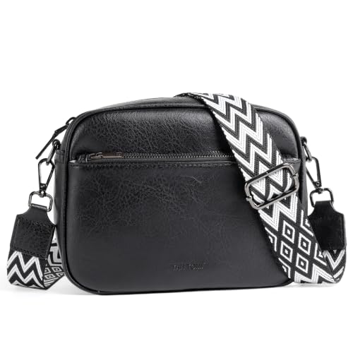 Image of TANTOMI Small Crossbody Bag for Women, Vegan Leather Handbags Shoulder Bag for Travel, Cross Body Purse with Adjustable Strap