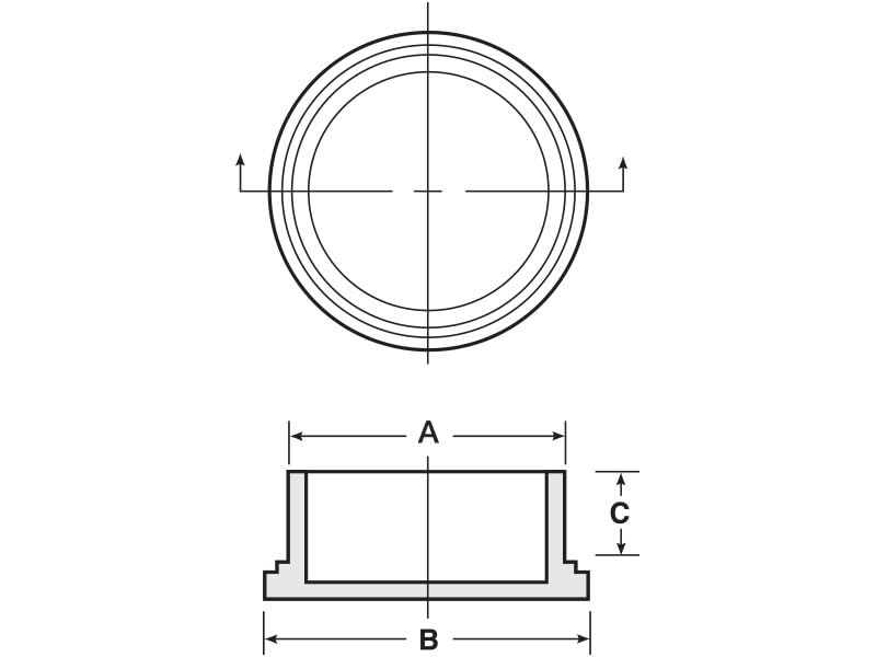 Caplugs CEP-28 CEP Series – Plastic Conductive Plug for Threaded Non-Threaded Connectors, 8 Pack, Black EVA, Nominal Thread Size 1-3/4