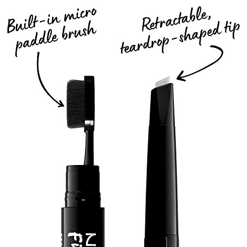 NYX PROFESSIONAL MAKEUP Fill & Fluff Eyebrow Pomade Pencil, Clear - image 3
