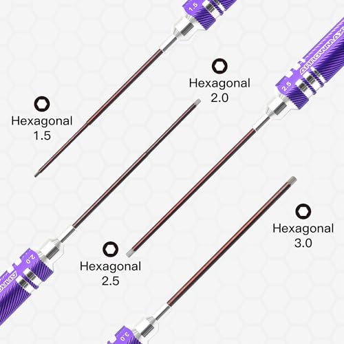 Tournevis hexagonaux RC ARROWMAX pour ne plus abîmer vos vis 2mm - 4