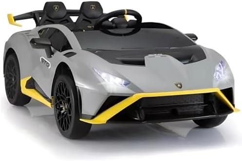 Carro Elétrico Infantil Lamborghini Huracán STO Cinza 12V - Shiny...
