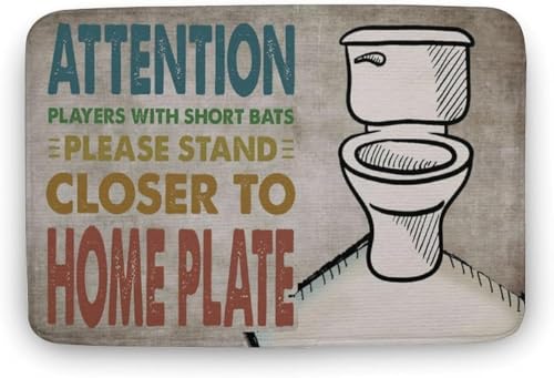 Yxtkk Floor Rug Attention Players Short Bats Please Stand