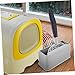 WOONEKY Cat Litter Scoop Holder Storage Stand for Litter Scooper Easy -up Height Grey