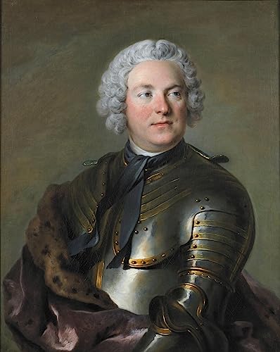 Impression Prints Toile Comte Carl Gustaf Tessin Louis Tocque poster 60x90