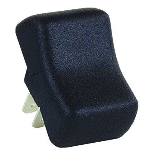JR Products 14075 Black Momentary-On/Off Switch